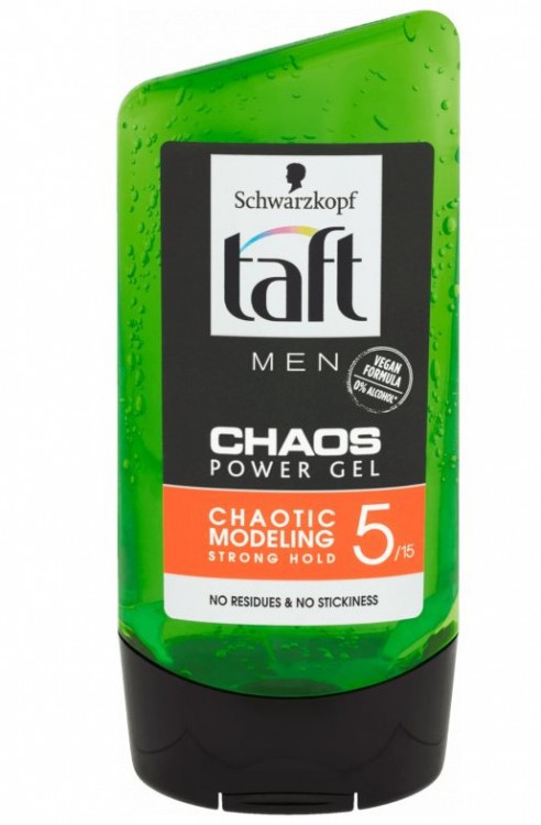Taft gel na vlasy Chaos Power 5,150ml | Kosmetické a dentální výrobky - Vlasové kosmetika - Laky, gely a pěnová tužidla na vlasy